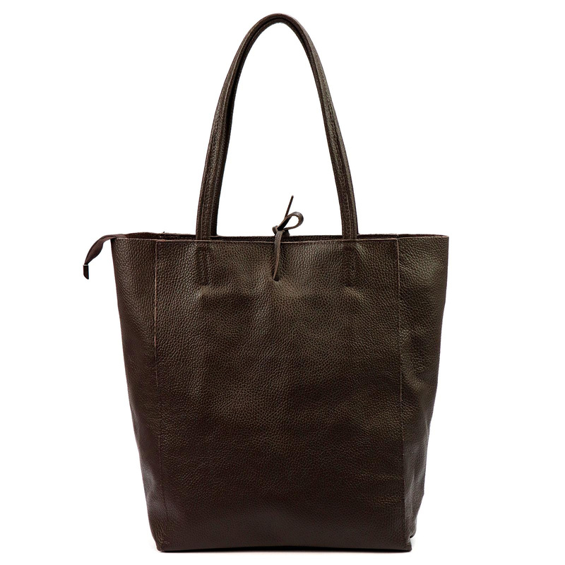 Patrizia damska shopperbag skóra naturalna duża torebka na ramię troczek