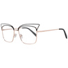 Okulary PUCCI EP5122-53028. EYEGLASSES, Kolor czarny. Kobieta.