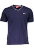 SLAZENGER T-SHIRT Z KRÓTKIM RĘKAWEM MĘSKI NIEBIESKI