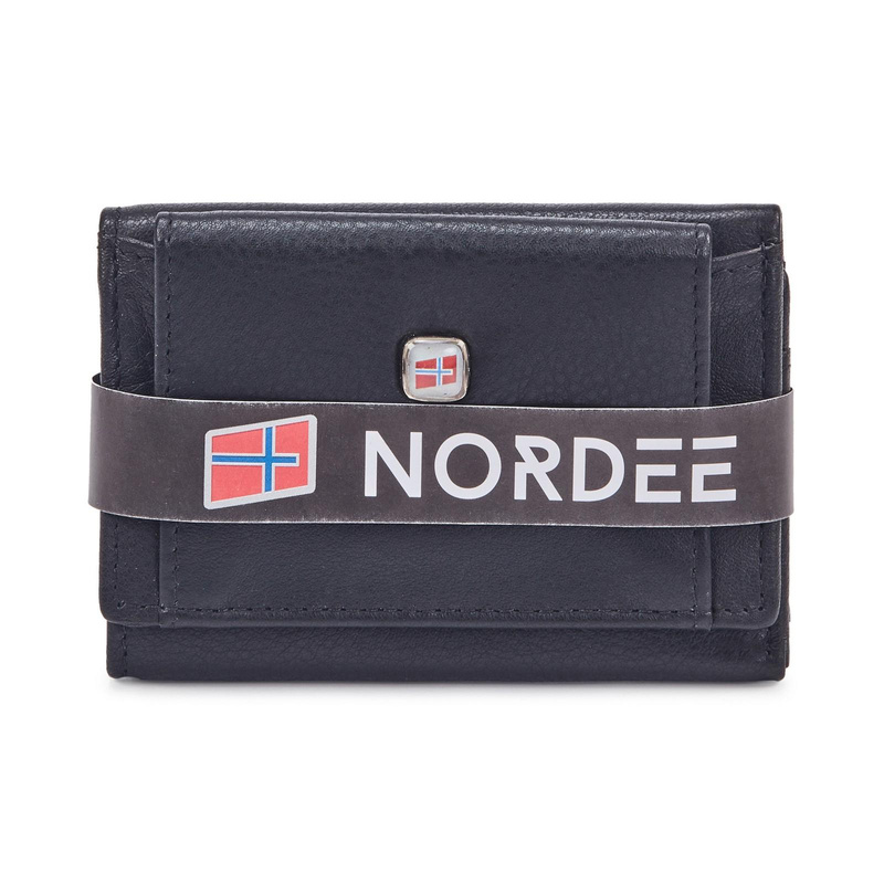 Pojemny Skórzany męski portfel Nordee z RFID
