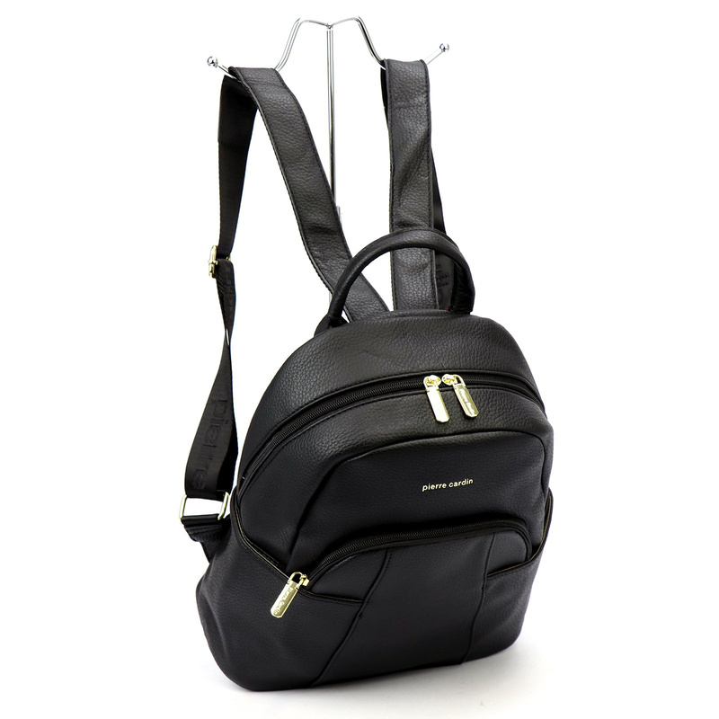 Pierre Cardin miejski plecak damski skóra ekologiczna z kieszeniami