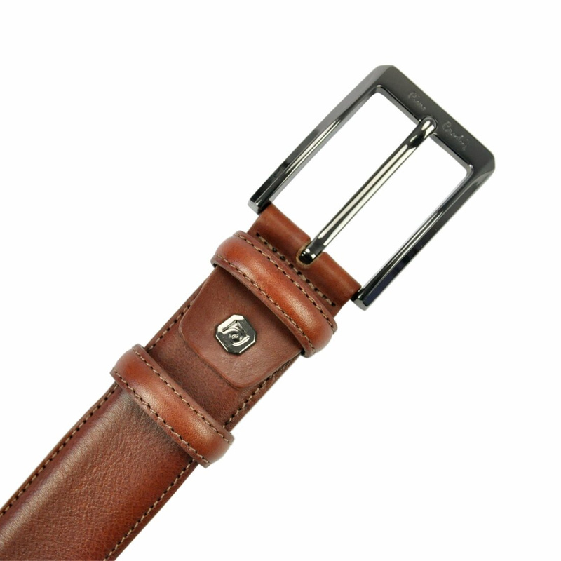 męski pasek z prawdziwej skóry Pierre Cardin VNG 084 GF