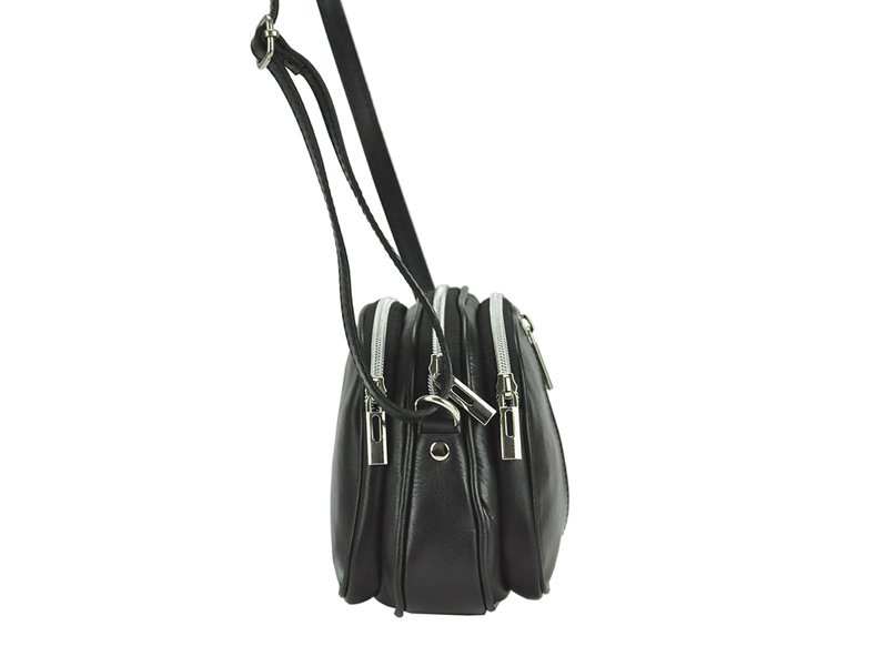 Patrizia Trzykomorowa damska listonoszka skóra naturalna torebka na ramię