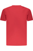 CZERWONA KOSZULKA MĘSKA Z KRÓTKIM RĘKAWEM US GRAND