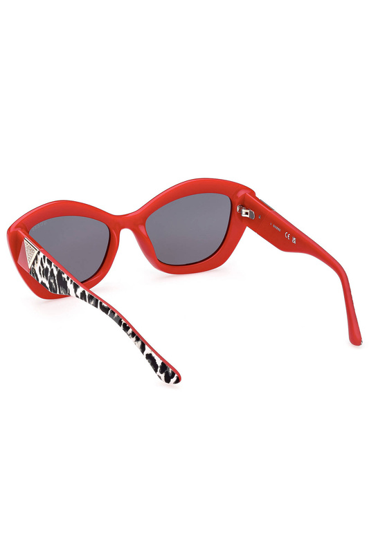 CZERWONE OKULARY PRZECIWSŁONECZNE GUESS JEANS KOBIETA