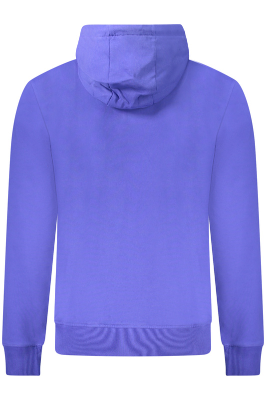 BLUZA MĘSKA NAPAPIJRI Z ZAPINKIEM, NIEBIESKA