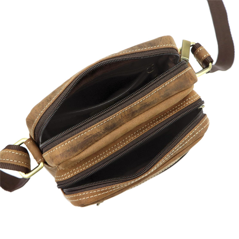 Saszetka męska z naturalnej skóry Nordee MSD-02 GM01 NAPPA