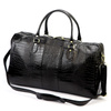 Gregorio Podróżna duża torba skórzana weekendowa dopinany pasek kieszenie