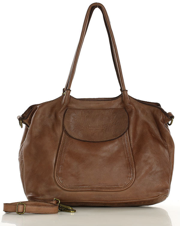 MAZZINI Torebka skórzana shopper bag ispirato dalla natura 