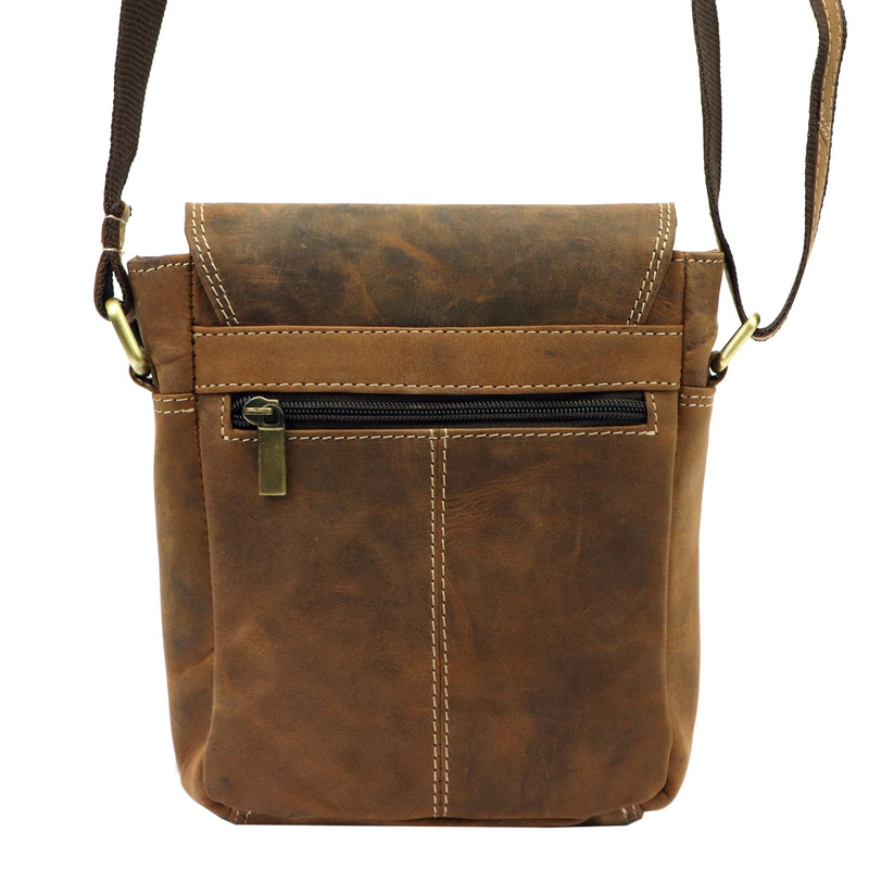 Saszetka męska z naturalnej skóry Nordee MSD-03 GM09