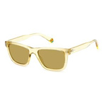 Okulary POLAROID PLD6186S40G. Okulary przeciwsłoneczne, Kolor żółty. Unisex.