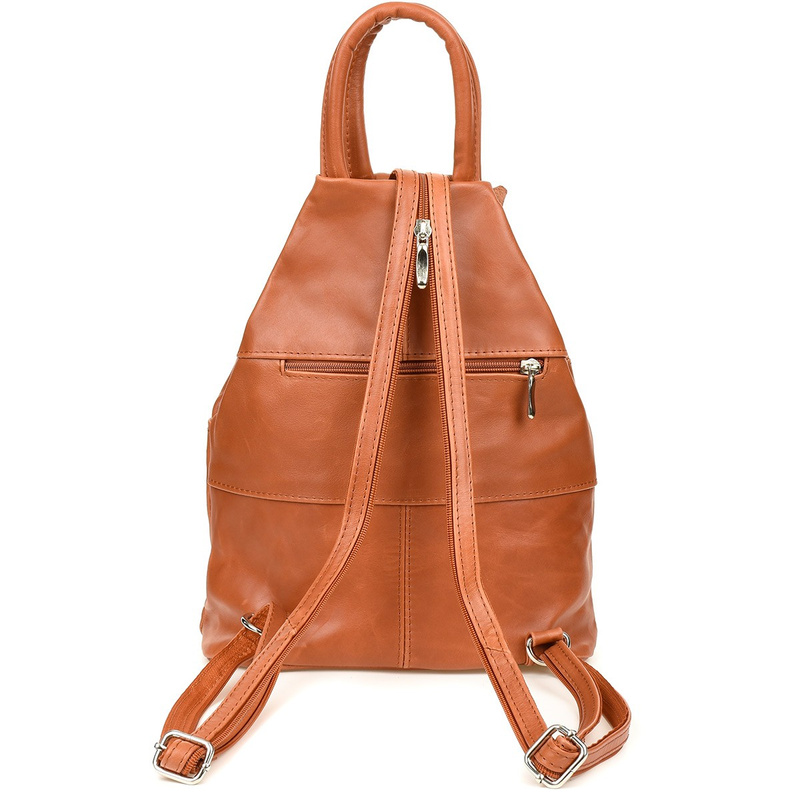 Plecak Damski Skórzany Trójkąt Pojemny Beltimore Q60