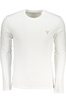 MĘSKI T-SHIRT Z DŁUGIM RĘKAWEM GUESS JEANS, BIAŁY