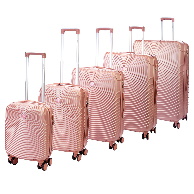 Leonardo da Vinci zestaw 5 walizek podróżnych na kółkach twarde ABS