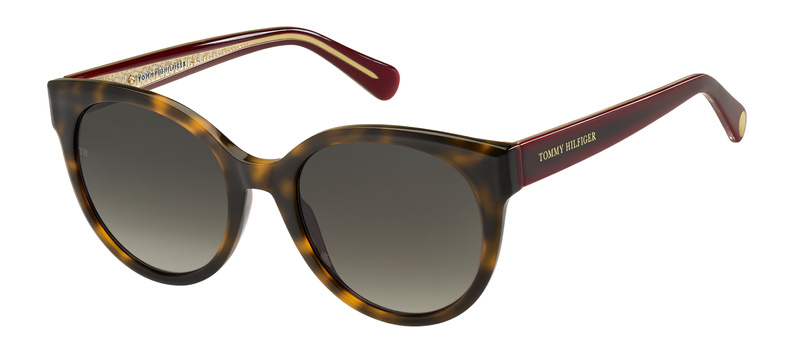 Okulary TOMMY HILFIGER TH-1885-S-05L. Okulary przeciwsłoneczne, Kolor czerwony. Kobieta.