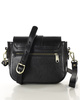Torebka skórzana crossbody bag MAZZINI VERONA - czarna