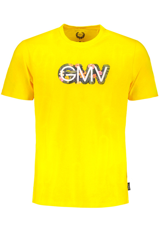 GIAN MARCO VENTURI ŻÓŁTY T-SHIRT MĘSKI Z KRÓTKIM RĘKAWEM