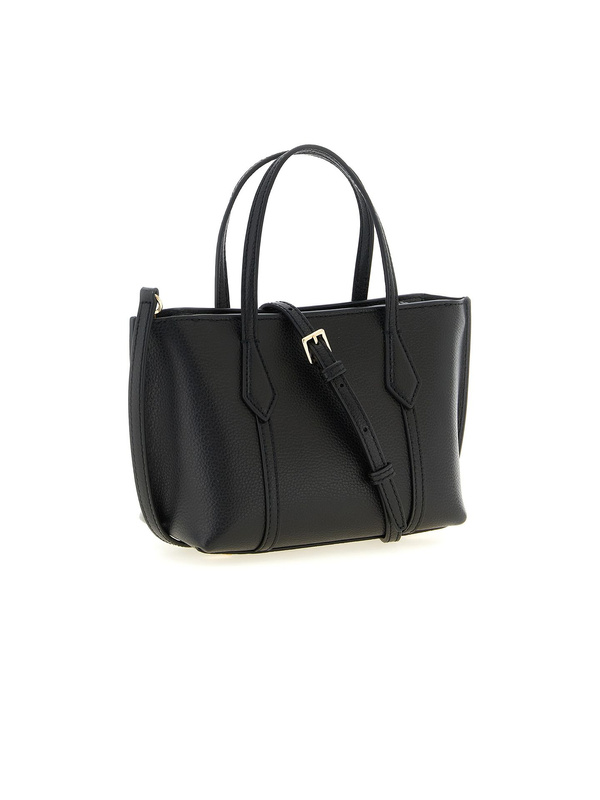 Czarna torebka tote Tory Burch 175548-001 ze skóry