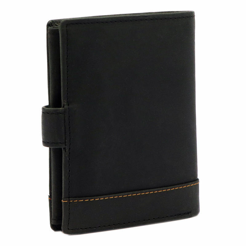 Nordee portfel męski skóra naturalna duży pionowy rozbudowany na zatrzask