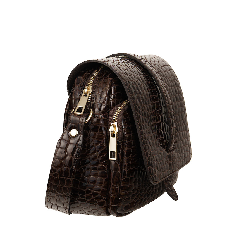 Skórzana Torebka damska Canaletto lakierowana skóra naturalna TD690s341