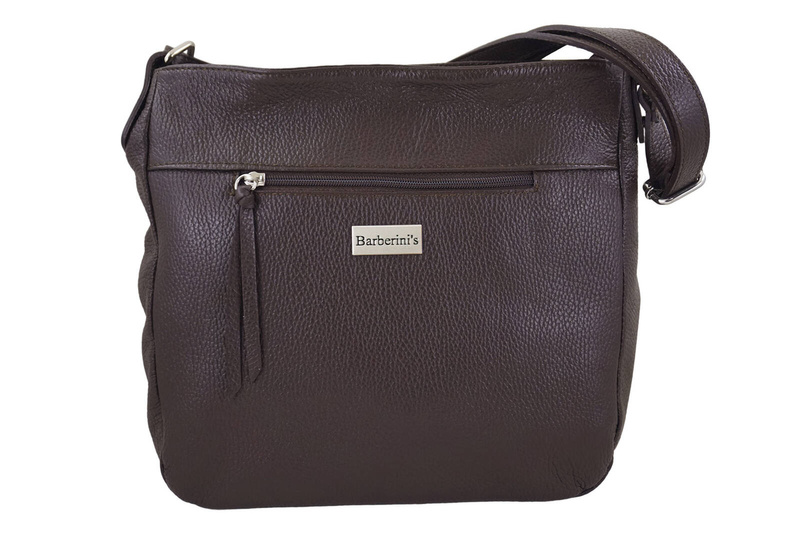 Torebka codzienna skórzana damska - Brązowa jasna