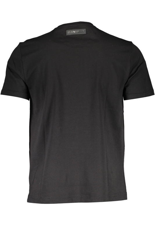 T-SHIRT MĘSKI Z KRÓTKIM RĘKAWEM PLEIN SPORT CZARNY