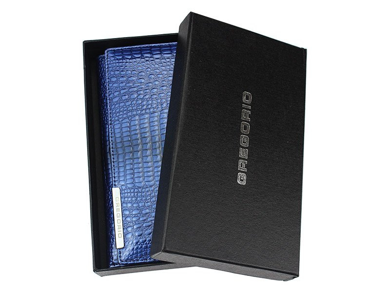 skóra naturalna + Damski portfel ze skóry ekologicznej Gregorio GL-106