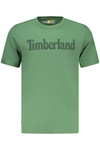 TIMBERLAND MĘSKA KOSZULKA Z KRÓTKIM RĘKAWEM W KOLORZE ZIELONYM