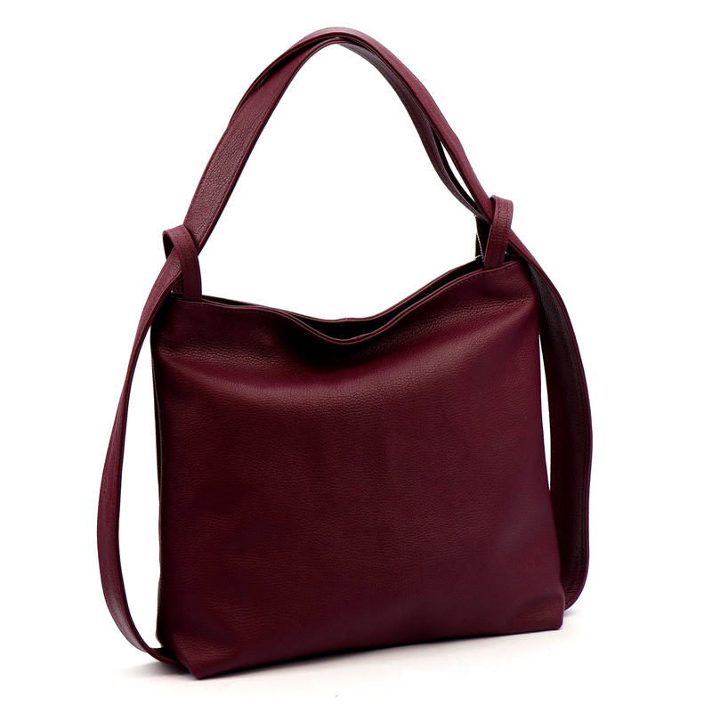 Vera Pelle shopperbag damska skóra naturalna torebka na ramię duża