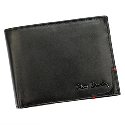 Poziomy Skórzany męski portfel Pierre Cardin RFID