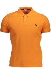 POLO US POLO Z KRÓTKIM RĘKAWEM POMARAŃCZOWY MĘŻCZYZNA