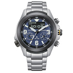 Zegarek CITIZEN JV1006-51L. SOLAR QUARTZ, Kolor niebieski. Mężczyzna.