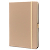 Notes w formacie B6 w kolorze khaki zadrukowany w linie, wyposażony w pętelkę na długopis - Peterson