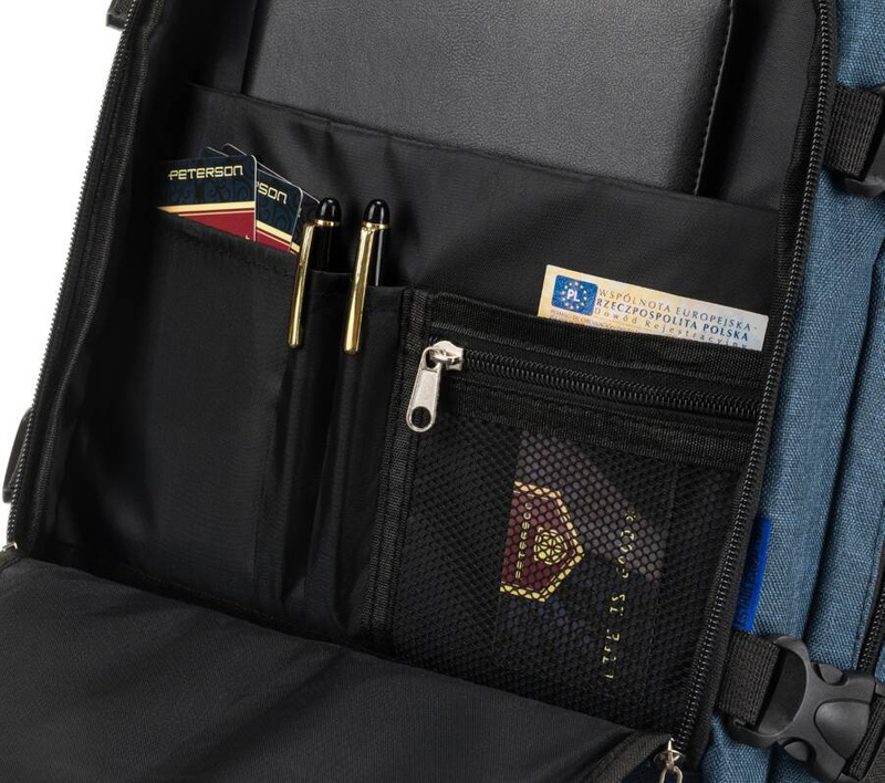 Damski plecak z tworzywa Peterson PTN PLG-02