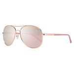 Okulary GUESS GF0295-28U. Okulary przeciwsłoneczne, Kolor różowy. Kobieta.