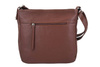 Torebka codzienna skórzana damska - Brązowa jasna