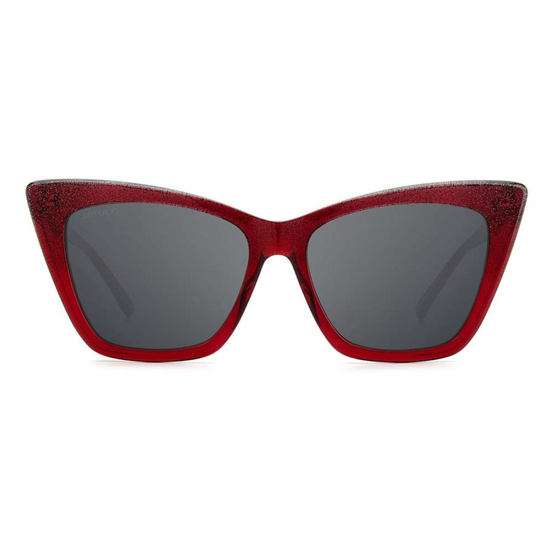Okulary JIMMY CHOO LUCINE-S-DXL. Okulary przeciwsłoneczne, Kolor czerwony. Kobieta.