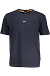 MĘSKI T-SHIRT Z KRÓTKIM RĘKAWEM HUGO BOSS NIEBIESKI