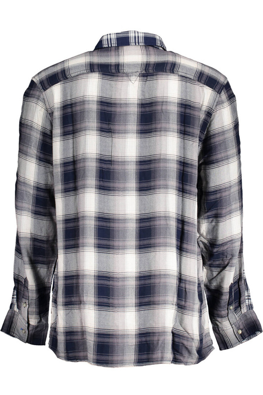 GUESS JEANS MĘSKA KOSZULA Z DŁUGIM RĘKAWEM NIEBIESKA