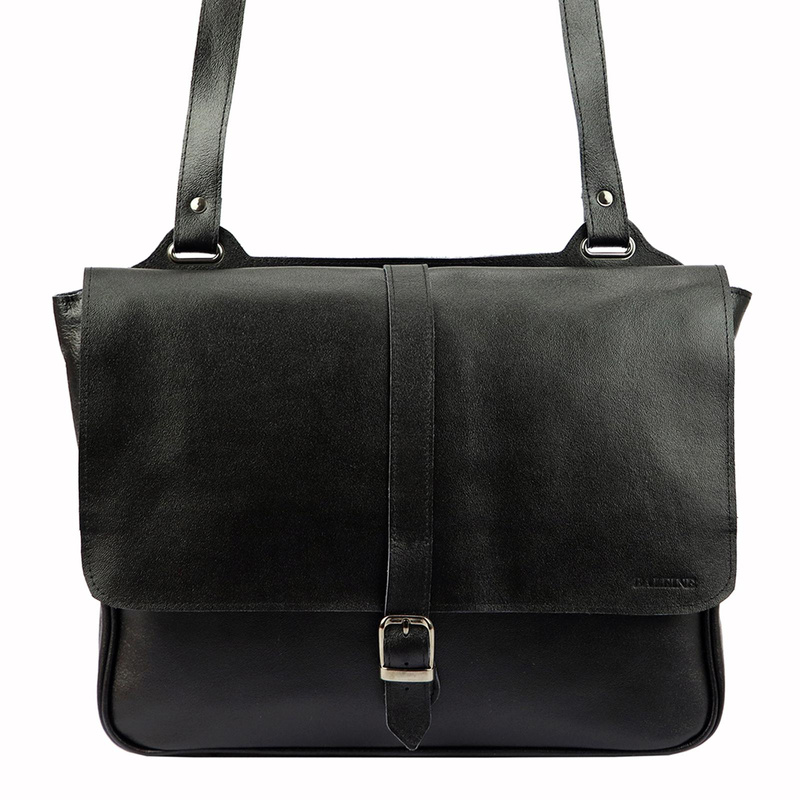 Baleine damska torba na ramię duża listonoszka skóra naturalna kieszenie