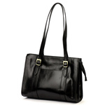 Damska elegancka dwukomorowa shopperbag na ramię z przegrodą Florence