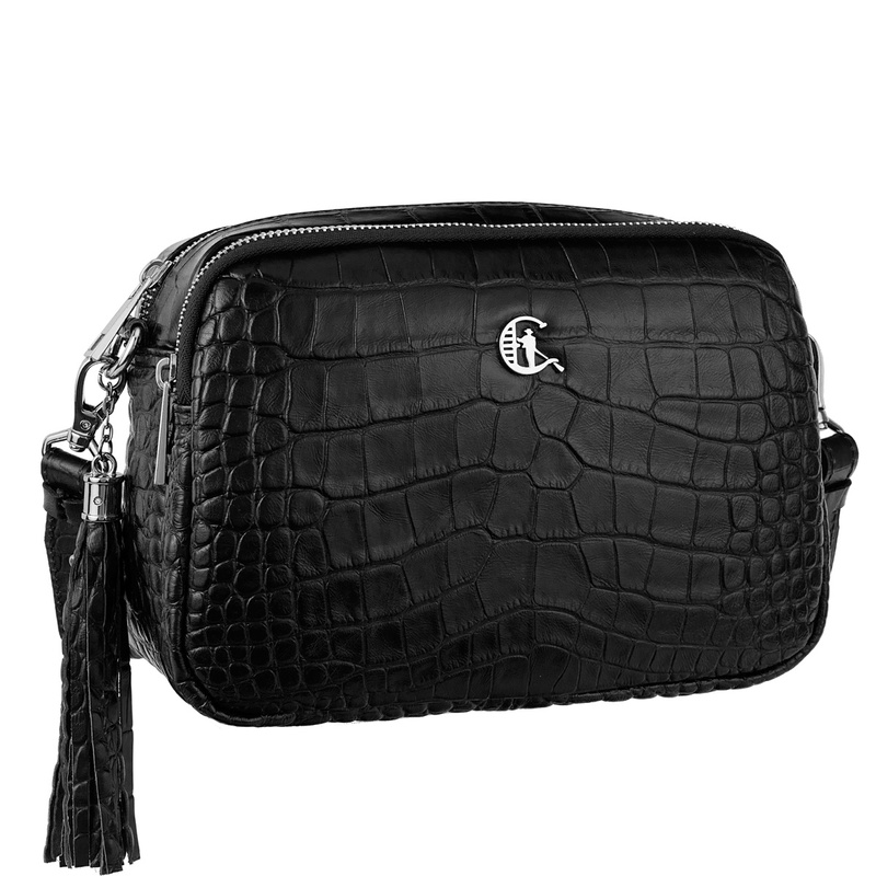 Listonoszka damska Canaletto ze skóry tłoczonej na wzór krokodyla – elegancja i praktyczność TD820s121