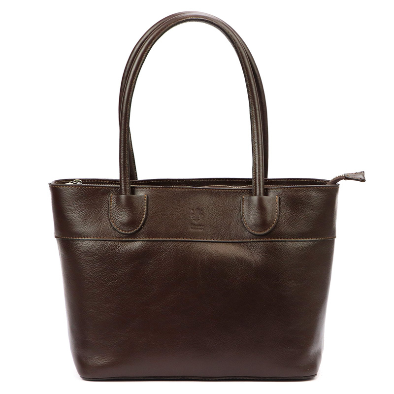 Skórzana duża elegancka damska shopperbag torebka na ramię Florence