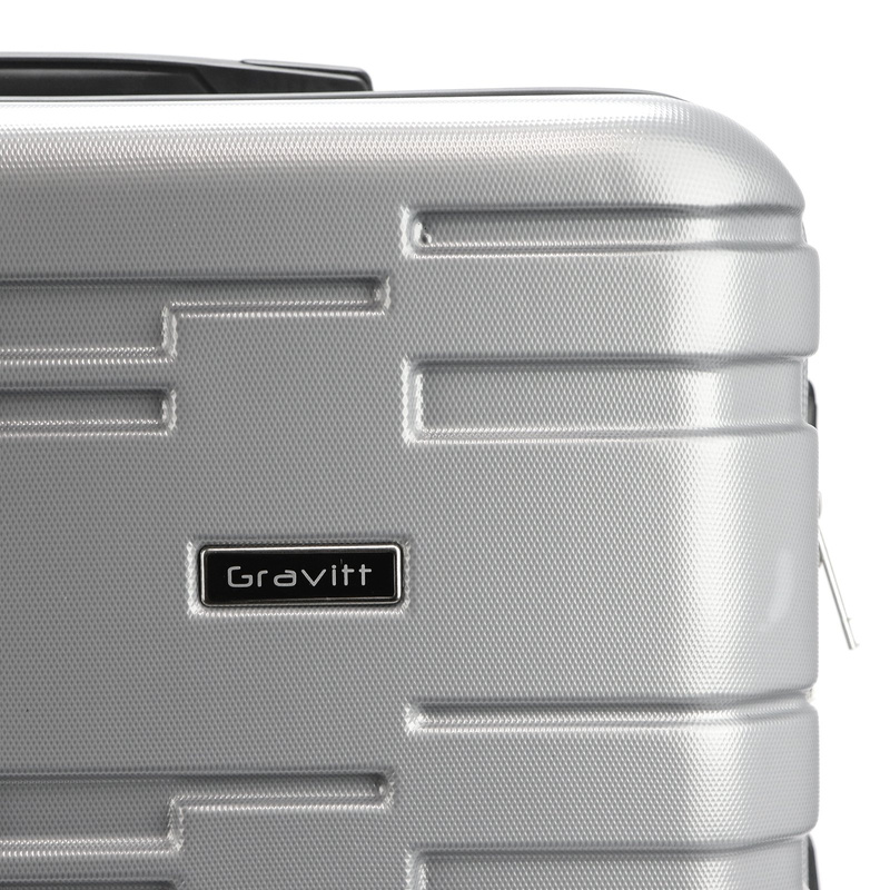 Gravitt zestaw 3 walizek podróżnych na kółkach materiał ABS zamek na kod