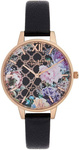 Zegarek OLIVIA BURTON OB16GD55. Kwarcowy, Kolor czarny. Kobieta.