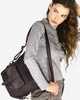 Torba skórzana dla wymagających z opcją plecak old school leather bag - MARCO MAZZINI ciemny brąz caffe