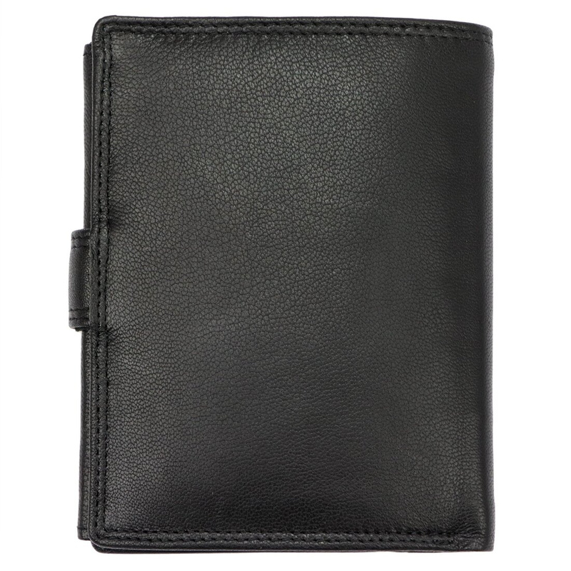 Money Kepper portfel pionowy męski skóra naturalna męski wzór system RFID