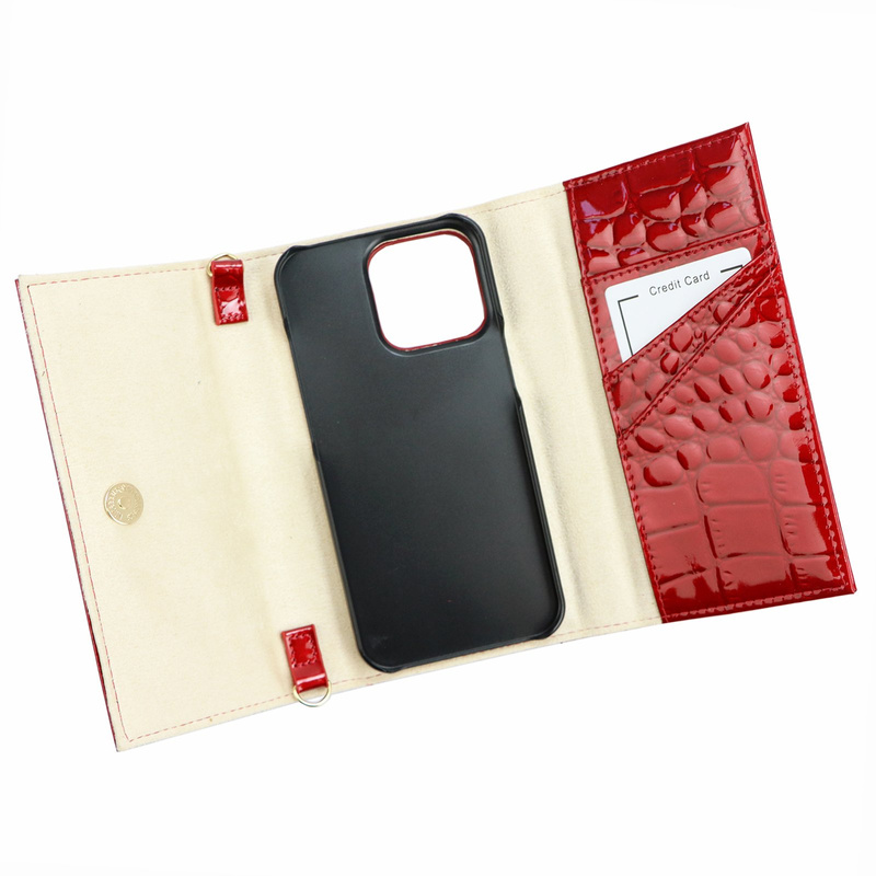 Duże Skórzane etui damskie MiaMore IPHONE 13 PRO