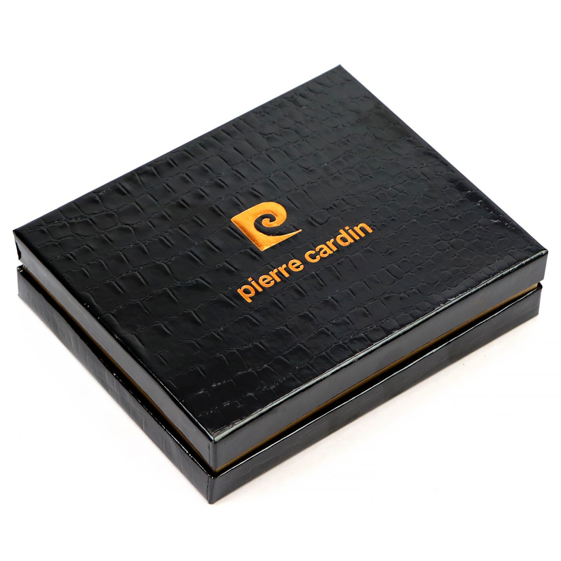 Pierre Cardin portfel męski skóra naturalna rozbudowany składany z RFID