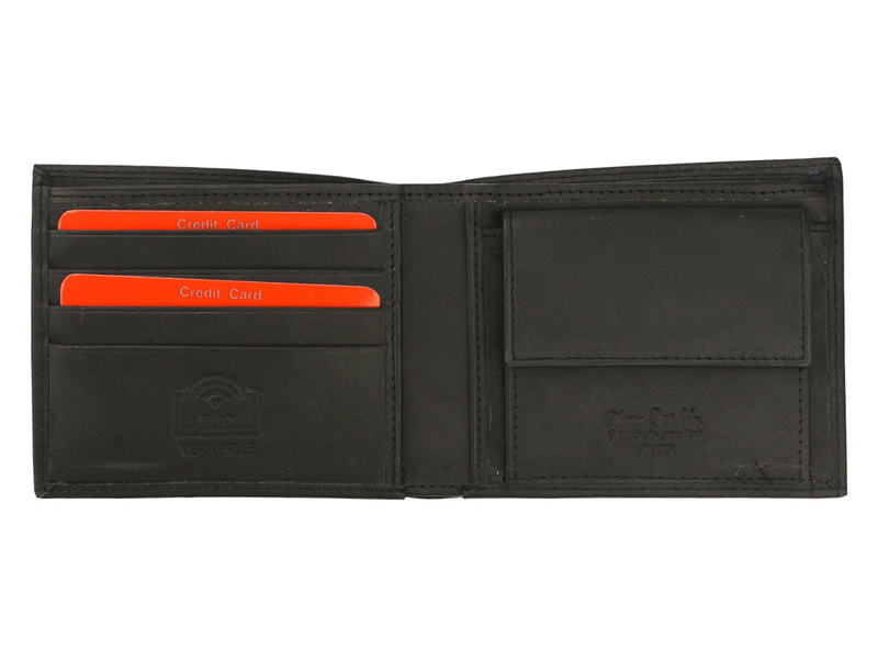 Stylowy Skórzany męski portfel Pierre Cardin RFID